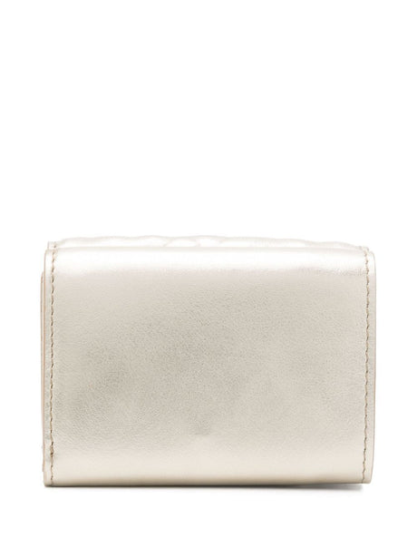 FENDI Mini Embossed FF Motif Trifold Wallet