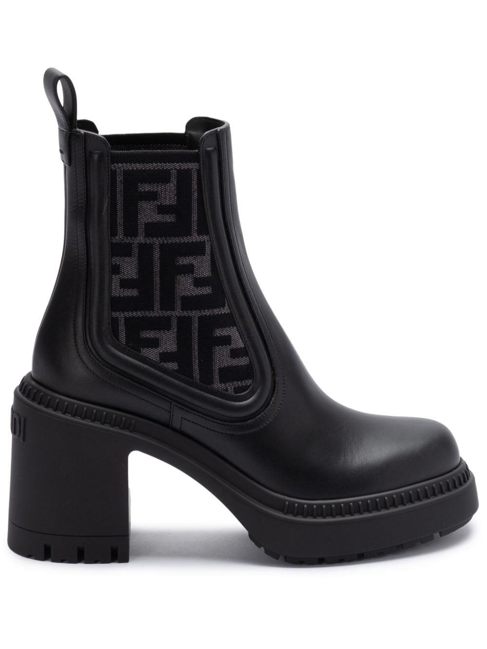 FENDI Leather Domino Boots for Women