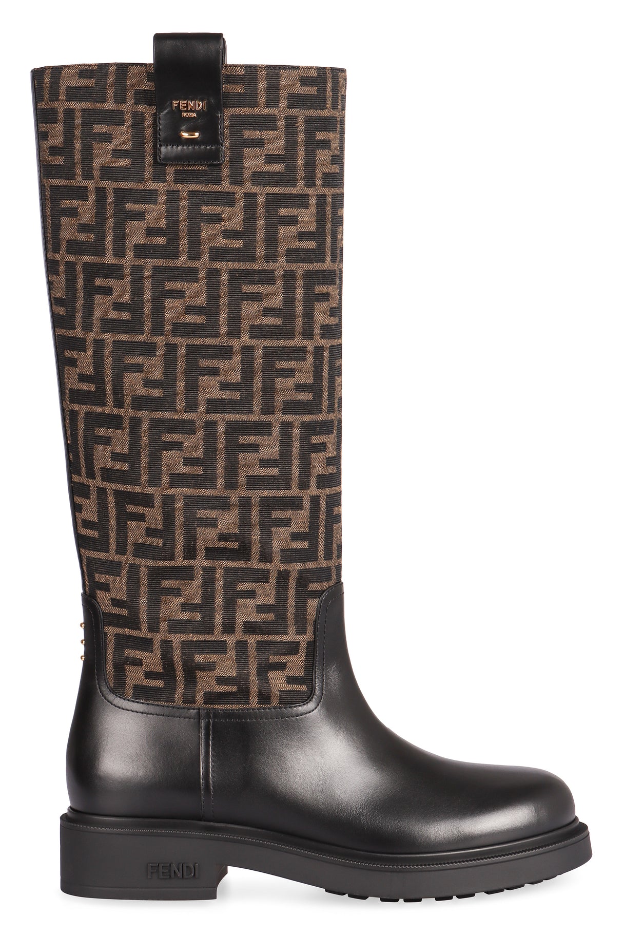 FENDI Stylish Leather and Fabric Boots for Women