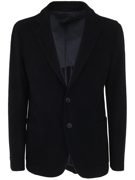 GIORGIO ARMANI Multicolour Cotton Blend Jacket for Men - FW23 Collection