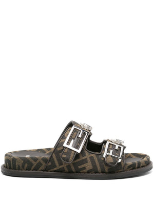 FENDI Stunning 23FW Black Sandals for Women