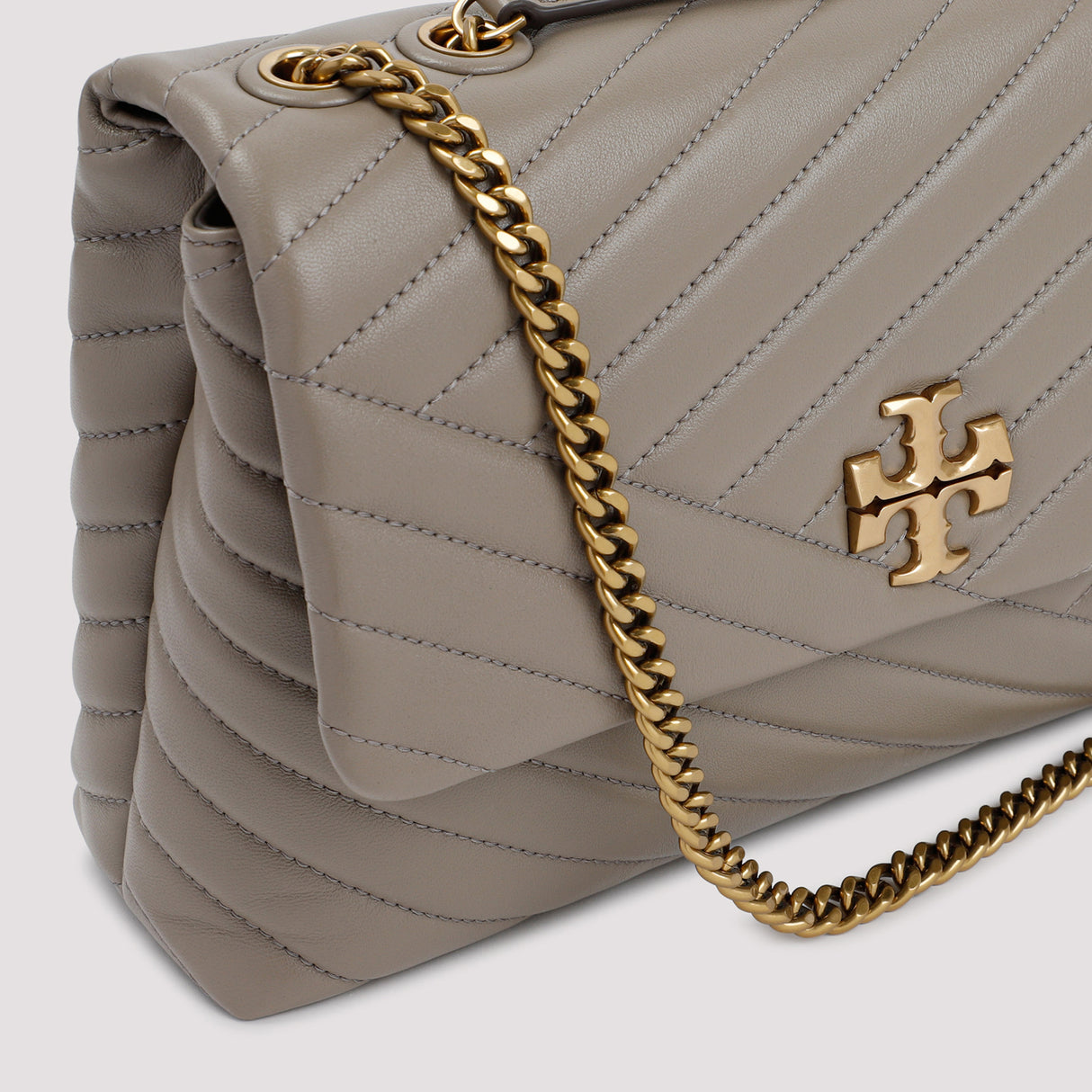 TORY BURCH Chevron Quilted Mini Leather Shoulder Bag