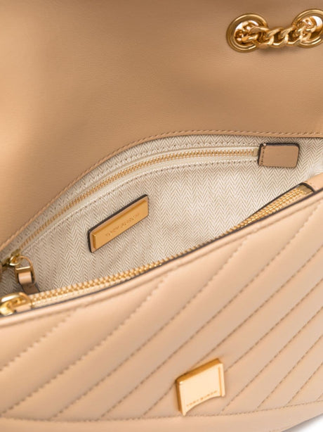 TORY BURCH Trendy Kira Leather Shoulder Handbag for Women