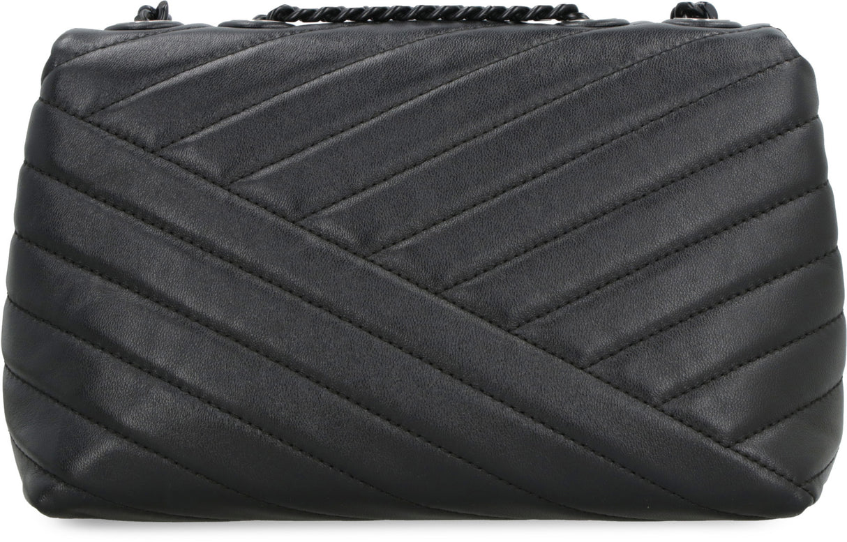 TORY BURCH Kira Chevron Mini Shoulder Bag in Black