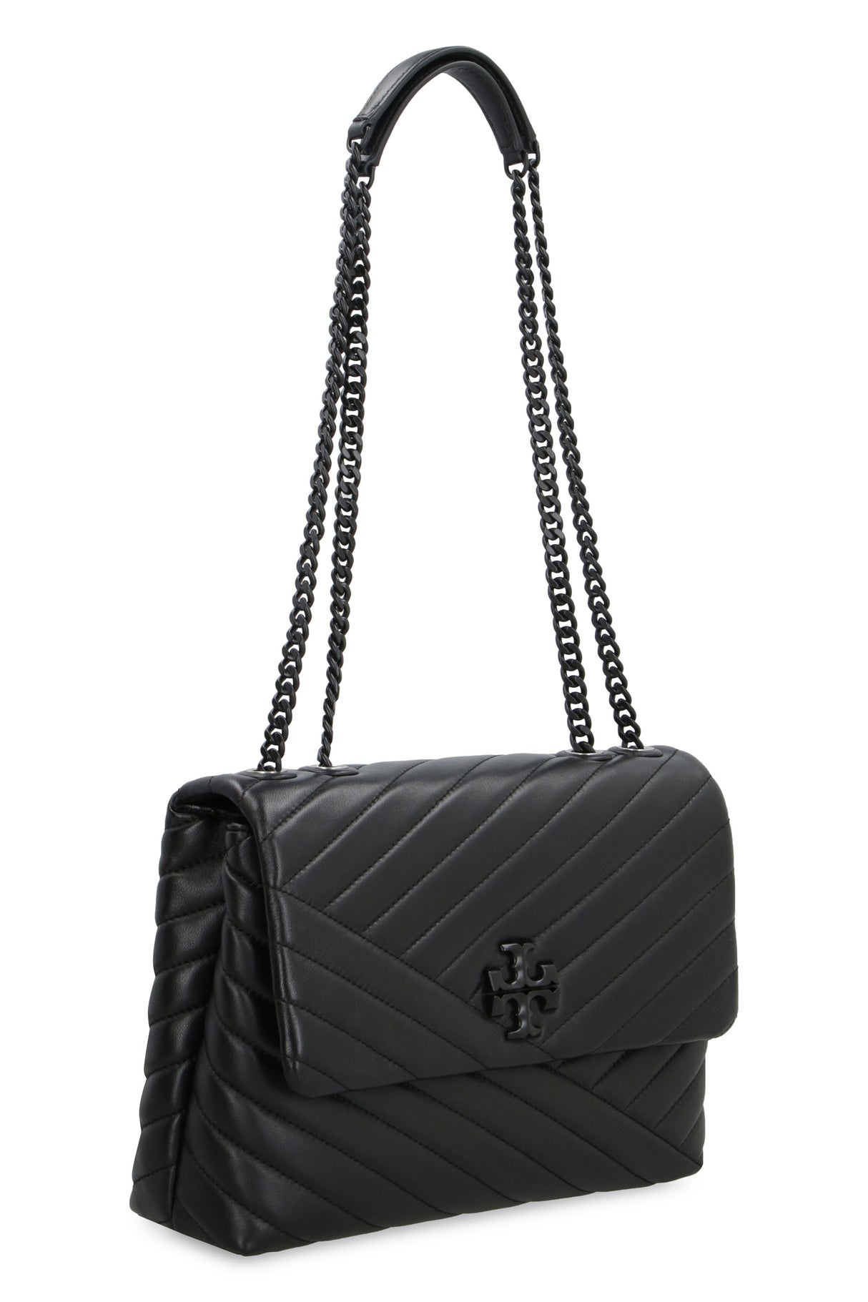 TORY BURCH Chevron Leather Shoulder Handbag