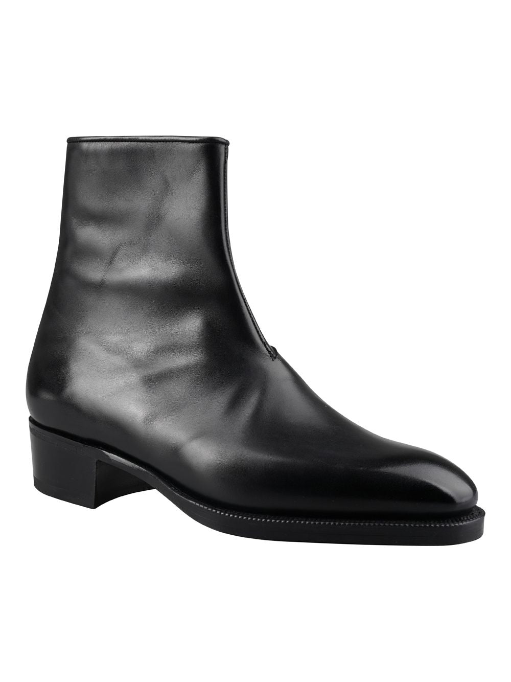 JOHN LOBB Sleek Black Leather Boots for Men - FW23 Collection