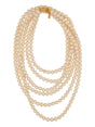 MOSCHINO COUTURE Elegant Pearl-Embellished Necklace