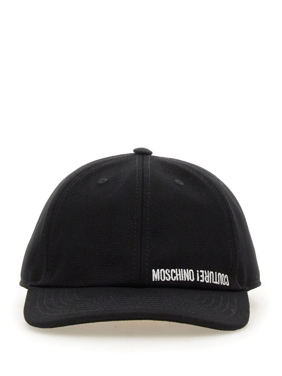 MOSCHINO COUTURE Classic Cotton Baseball Cap for Men