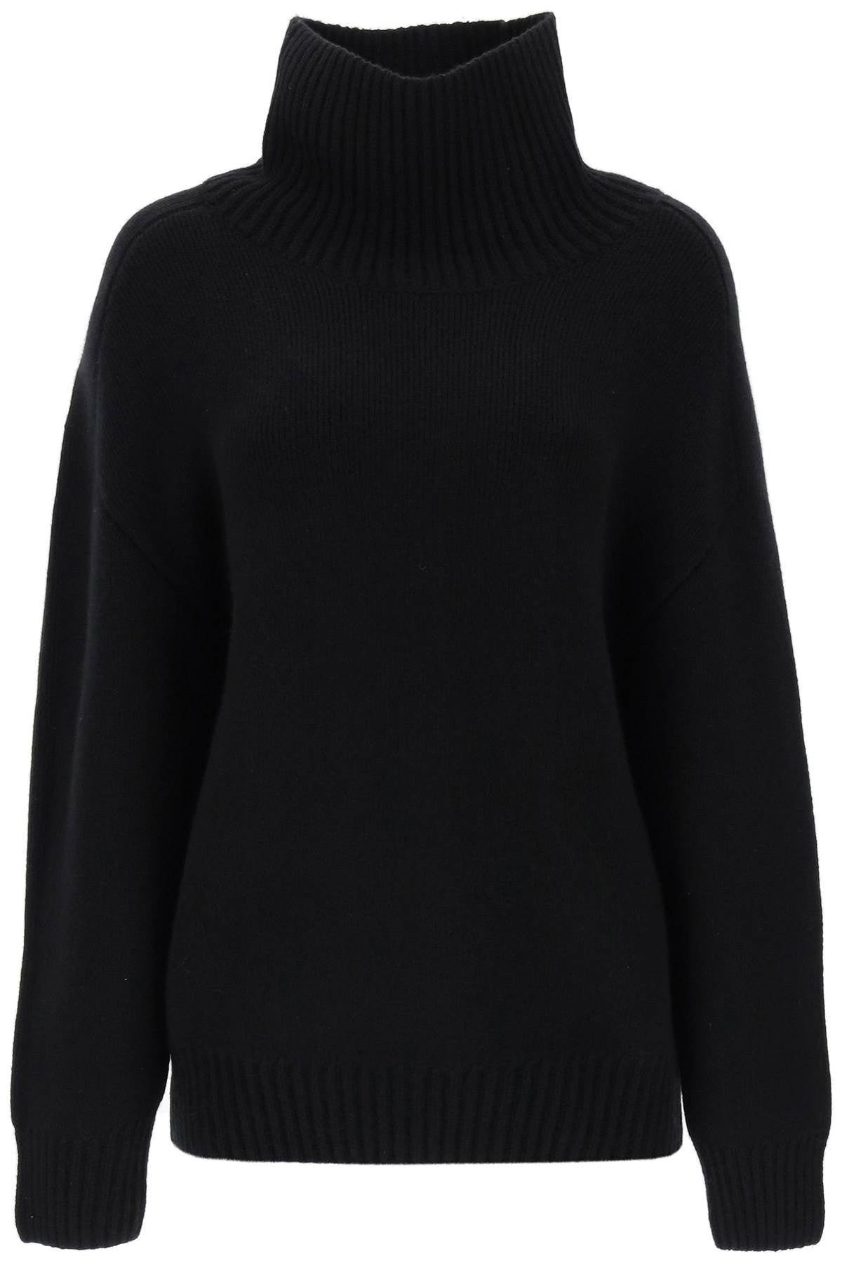 KHAITE Black Cashmere Sweater for Women - FW23 Collection