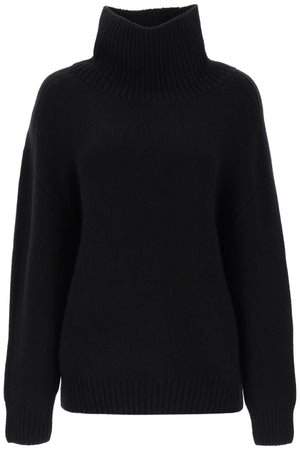 KHAITE Black Cashmere Sweater for Women - FW23 Collection