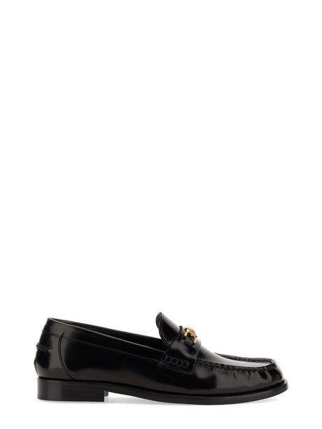 VERSACE Luxurious Leather Loafers for Women