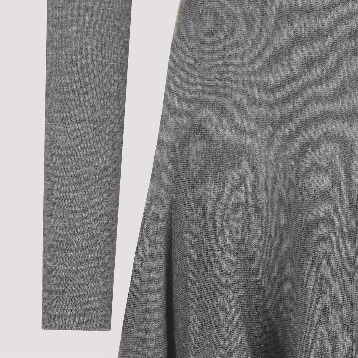 KHAITE Cozy and Chic Grey Wool Dress for Women - FW23 Collection