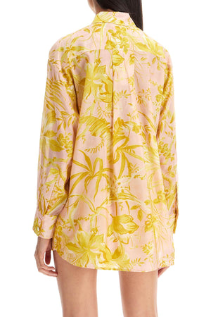 ZIMMERMANN Elegant Silk Floral Print Shirt