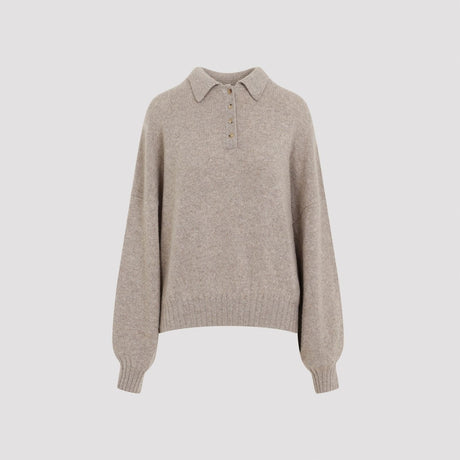 KHAITE Luxurious Pure Cashmere Sweater