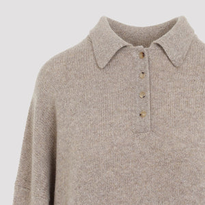 KHAITE Luxurious Pure Cashmere Sweater