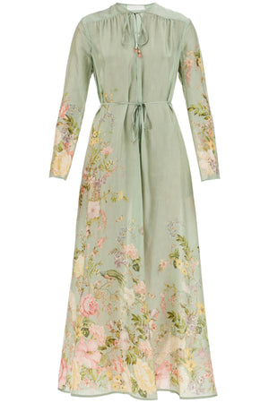 ZIMMERMANN Elegant Floral Silk Maxi Dress