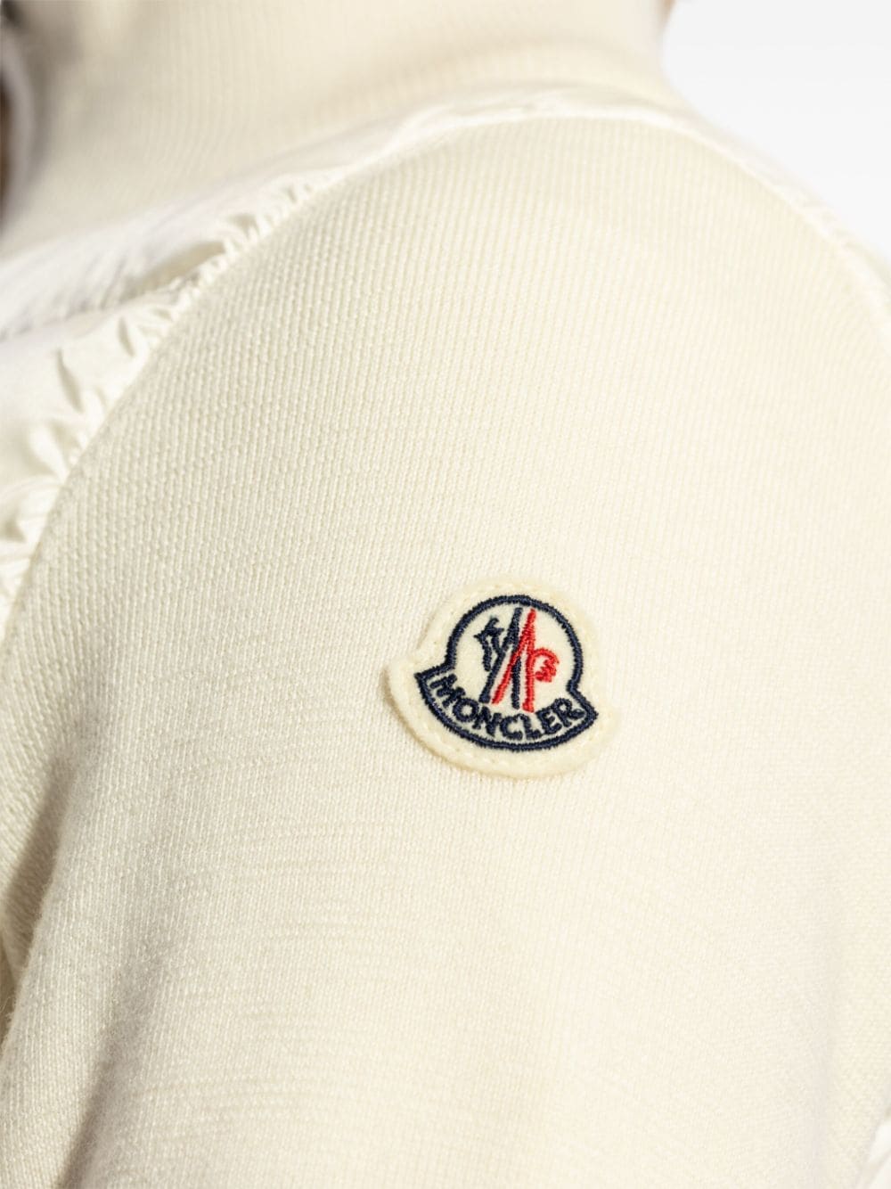 MONCLER Elegant Padded Wool Cardigan