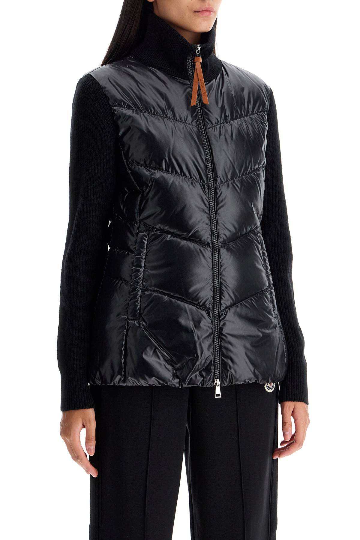 MONCLER Hybrid Padded Cardigan - Women's Fitted Silhouette