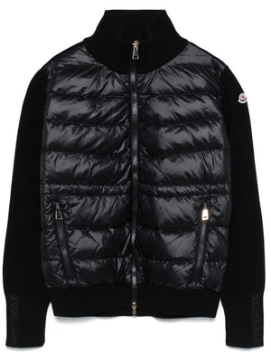 MONCLER Padded Cardigan for Women - High Neck Design