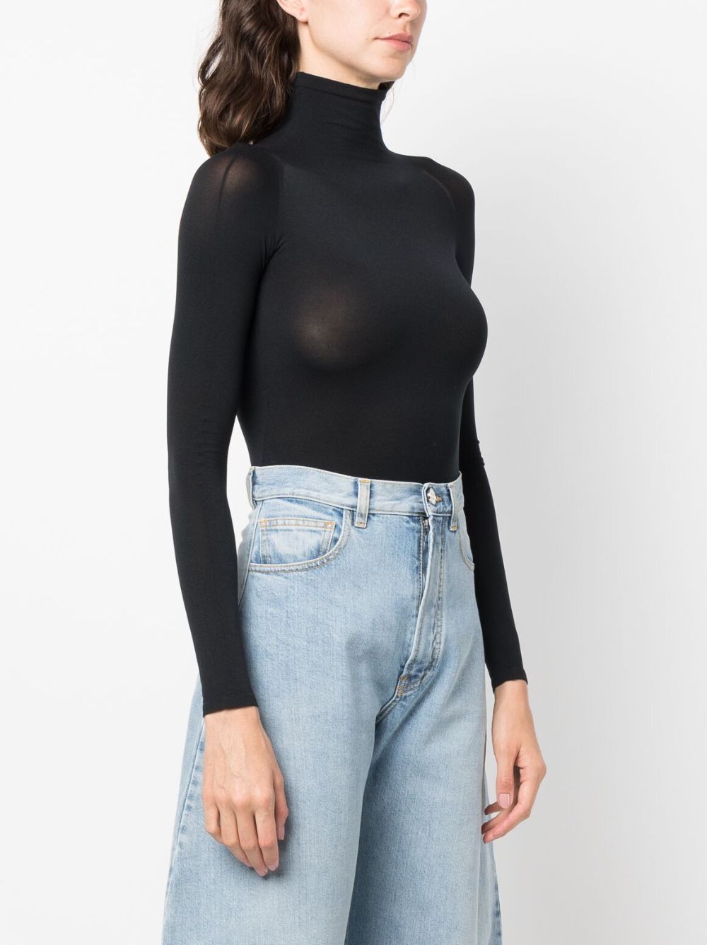 NOIRALAIA High Collar Top for Women FW23