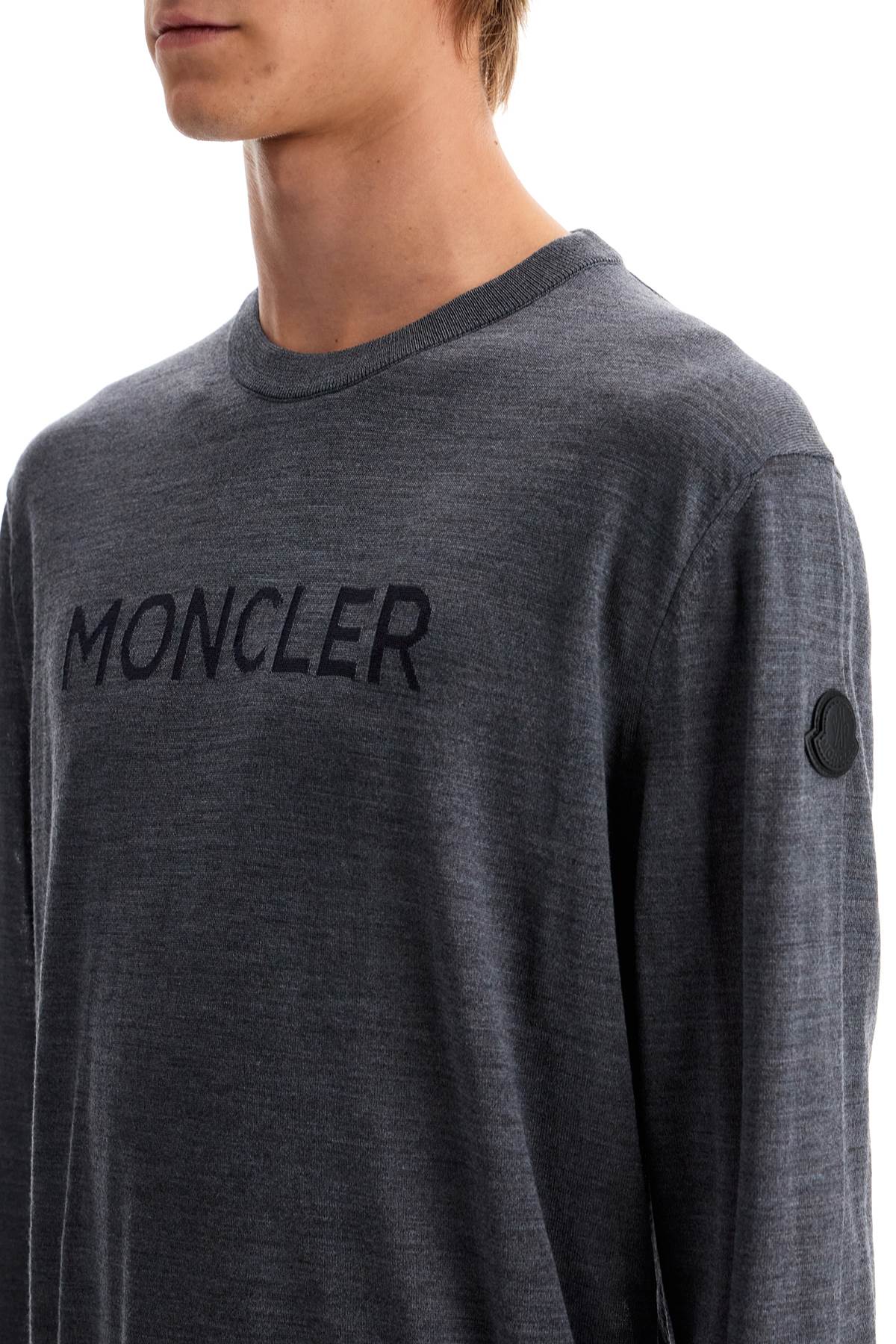 MONCLER Lightweight Wool Pullover Sweater - Regular Fit