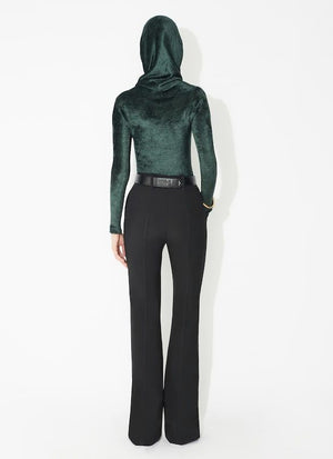 ALAIA Women's Black Flared Pants for FW23