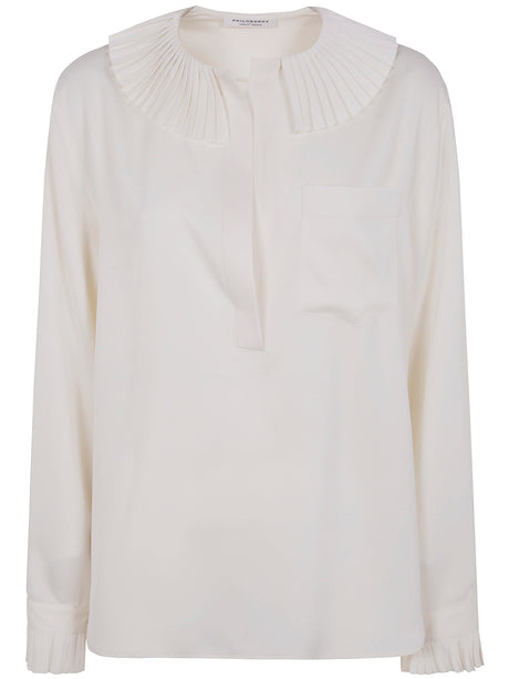 PHILOSOPHY DI LORENZO SERAFINI Fluid Crepe Shirt for Women