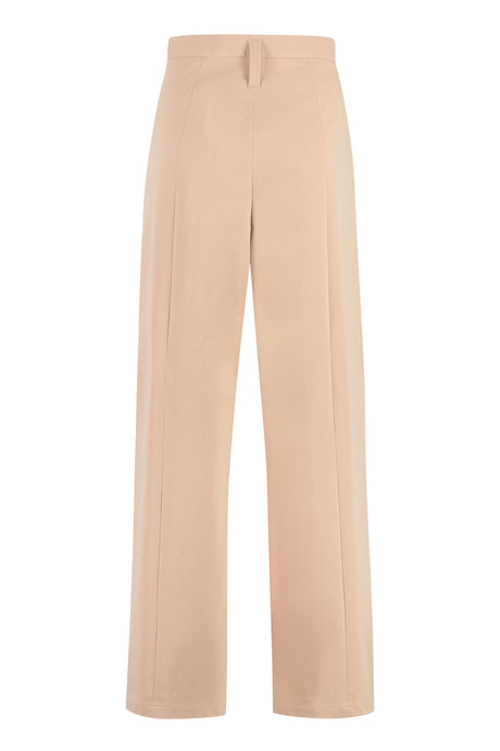 PHILOSOPHY DI LORENZO SERAFINI High-Waist Wide-Leg Trousers in Pink for Women