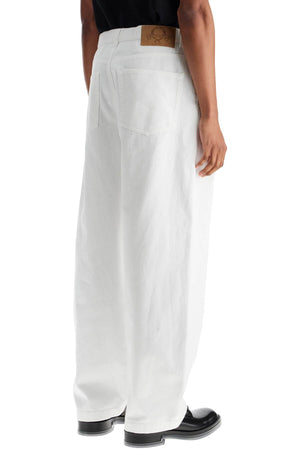 MOSCHINO COUTURE Wide Leg Trousers for Women - Elegant Cotton Fit