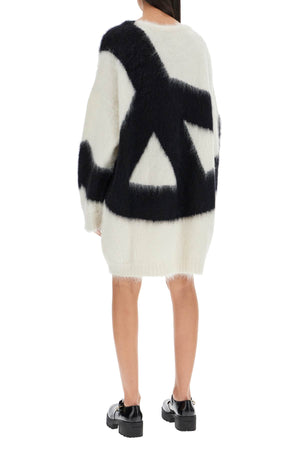 MOSCHINO COUTURE BRUSHED KNIT DRESS