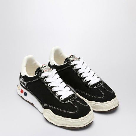 MAISON MIHARA YASUHIRO	 Low-Top Black Canvas Sneakers for Men