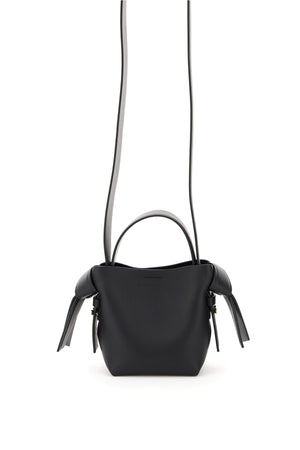 ACNE STUDIOS Mini Knot Detail Leather Tote Handbag