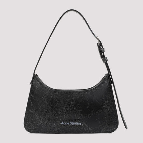 ACNE STUDIOS Black Leather Handbag - SS24 Collection