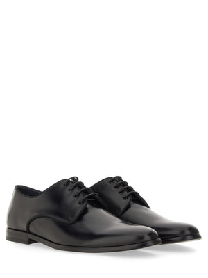 DOLCE & GABBANA Classic Leather Derby Dress Shoes for Men