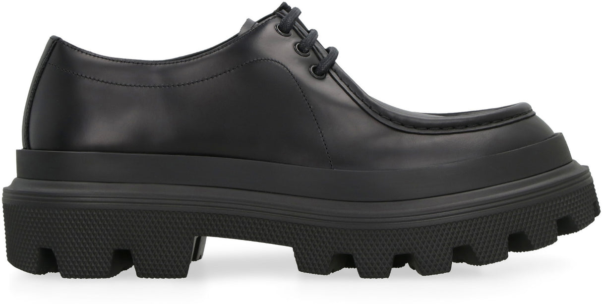 Men's Black Leather Dress Shoes - FW23 Collection