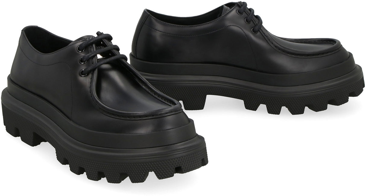 Men's Black Leather Dress Shoes - FW23 Collection