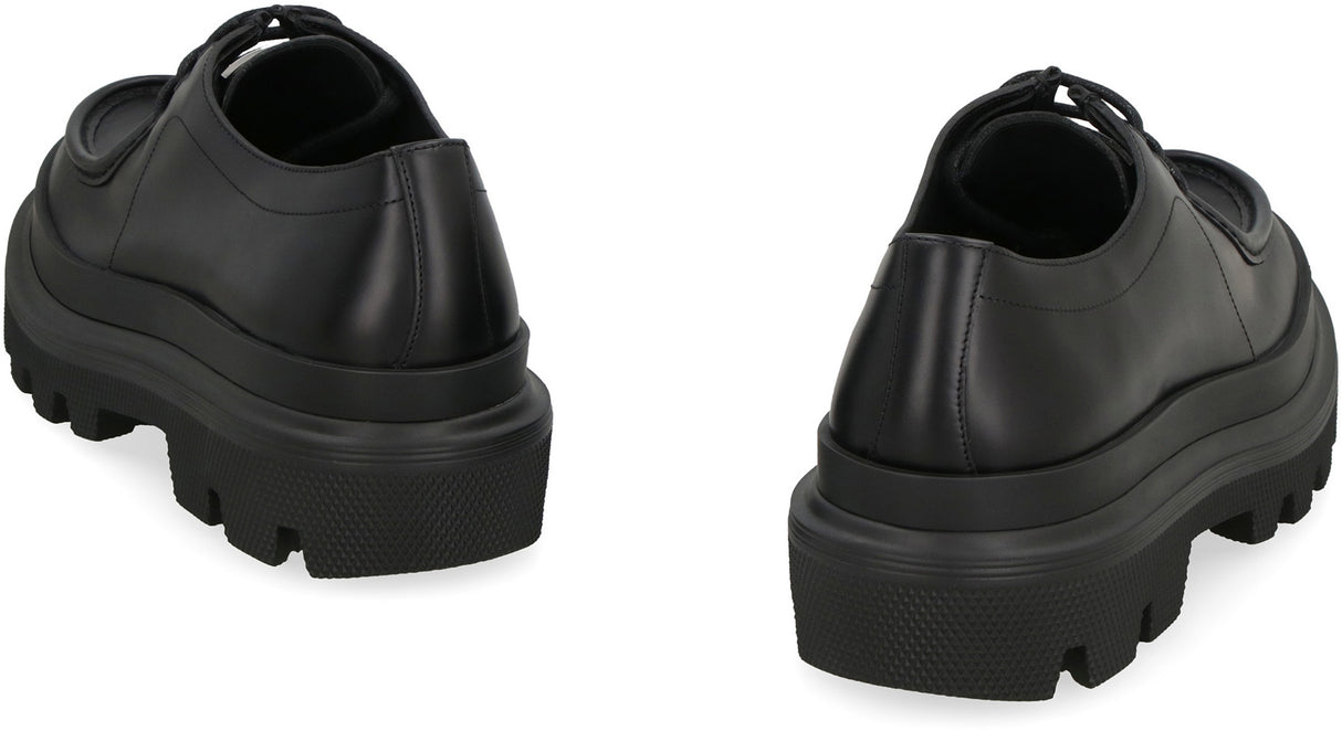 Men's Black Leather Dress Shoes - FW23 Collection