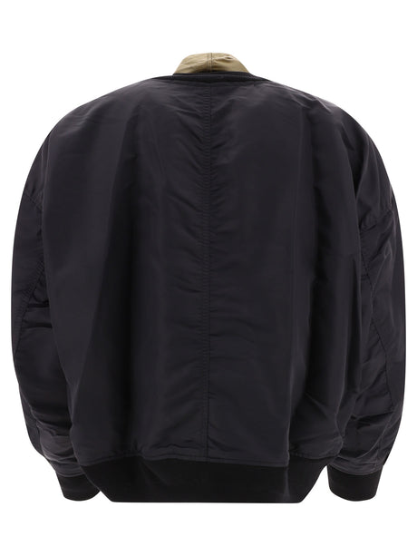 MAISON MIHARA YASUHIRO	 24SS Black Men's Jacket - High Fashion and Utility Combined