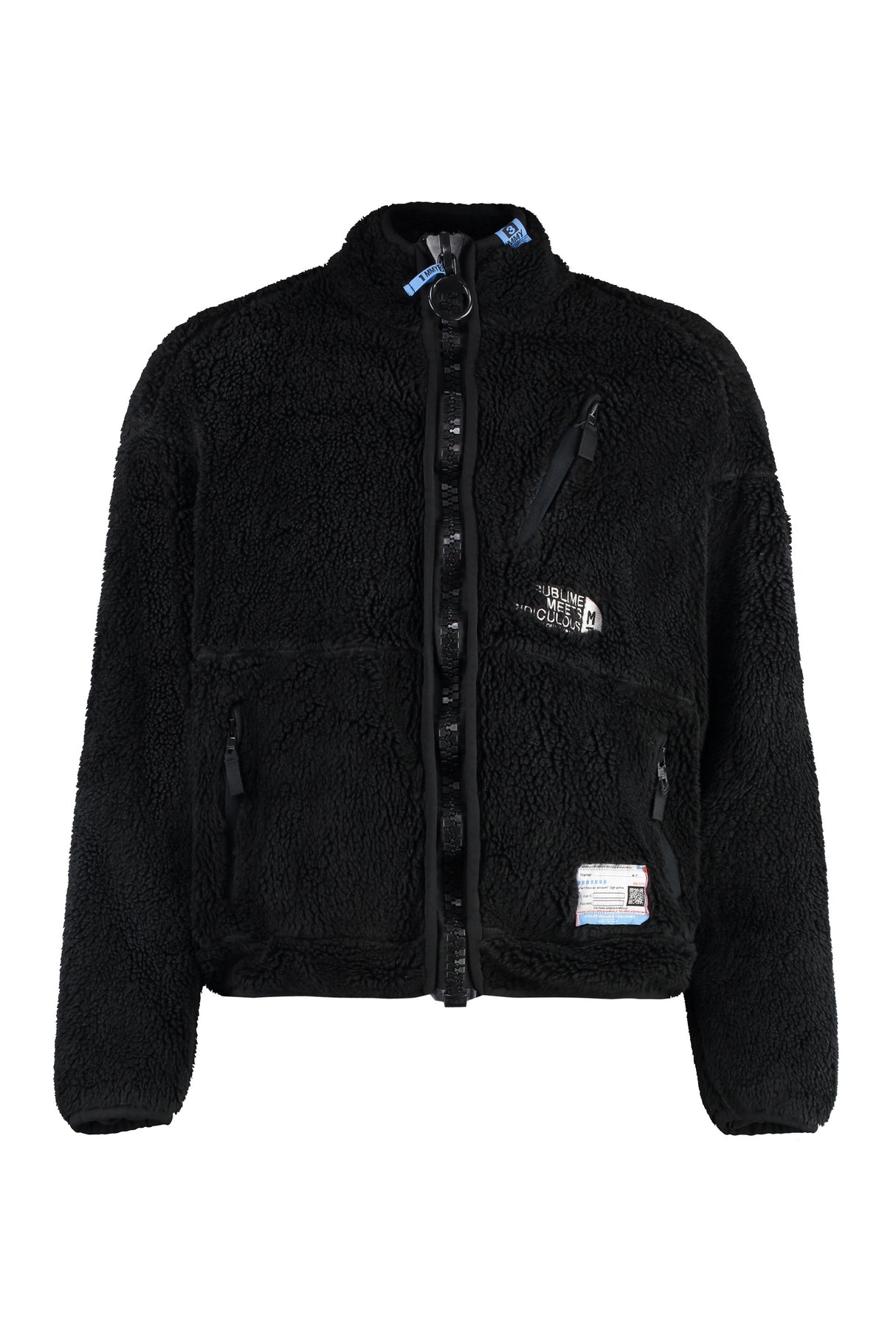 男士黑色羊毛飞行夹克，配合FW23季节