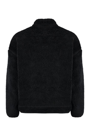 MAISON MIHARA YASUHIRO	 Black Fleece Bomber Jacket for Men - FW23 Collection