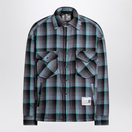 MAISON MIHARA YASUHIRO	 Padded Check Pattern Shirt for Men - Fall/Winter 2024