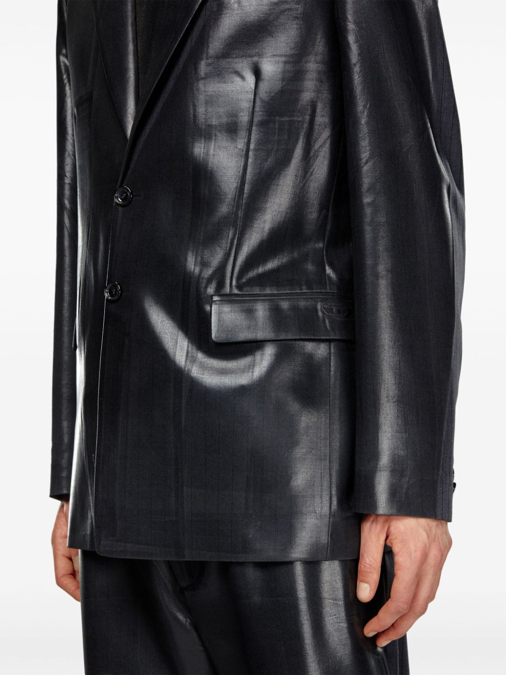 DIESEL Stylish Leather Blazer for Men - FW24 Collection