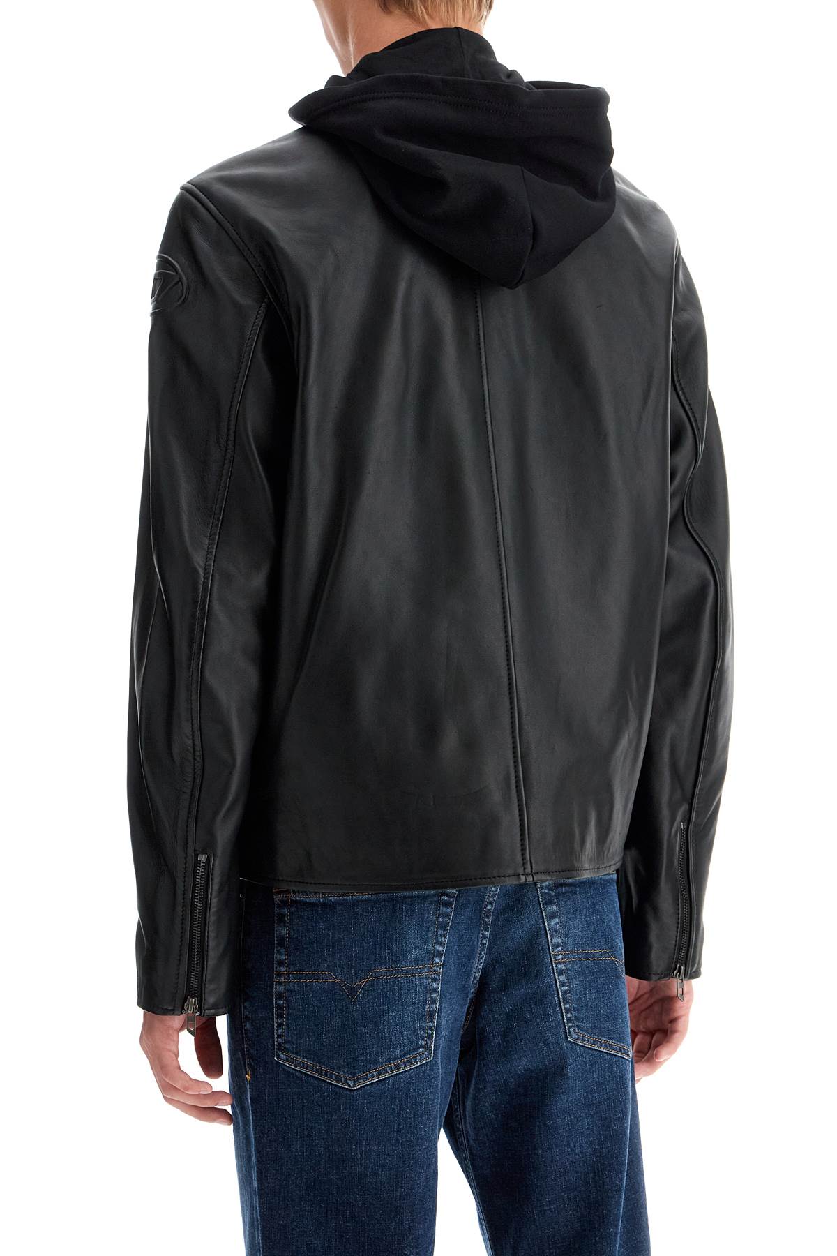 DIESEL Urban Rebel Sheepskin Biker Jacket