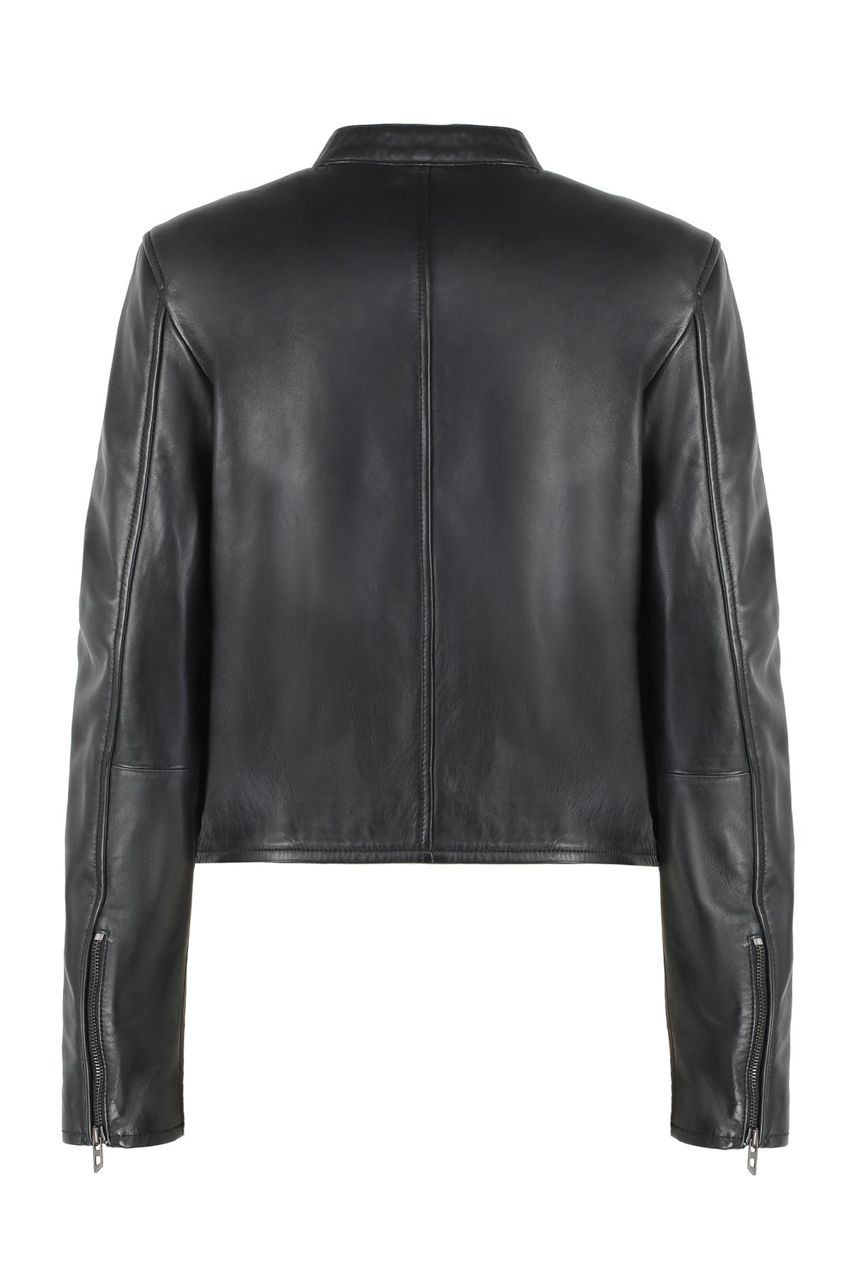 DIESEL Lamb Leather Biker Jacket for Women - FW24