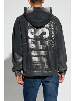 DIESEL Boxy Fit Hoodie for Men - Perfect for Fall/Winter 2024