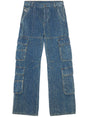 DIESEL Low-Rise Straight Leg Denim Jeans