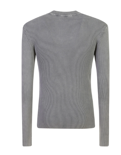 DIESEL Stylish Ribbed Knit Sweater for Men