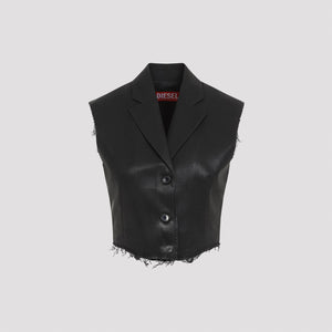 DIESEL Women's Minimalist Black Vest