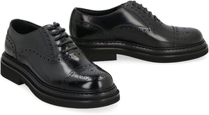 Formal Black Leather Oxford Shoes for Men