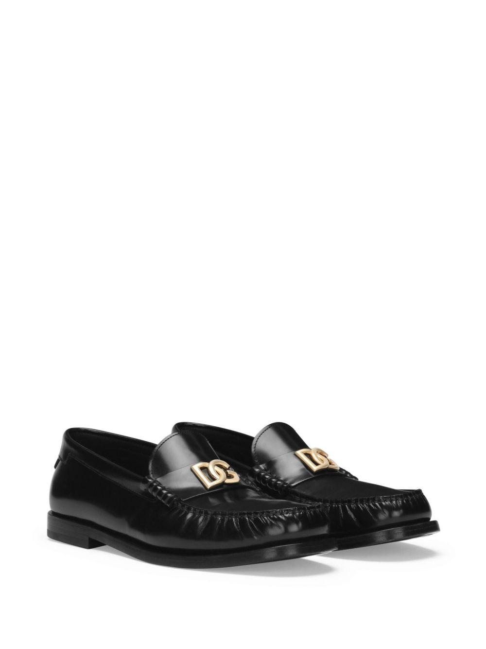 DOLCE & GABBANA Premium Leather Slip-On Moccasins for Men